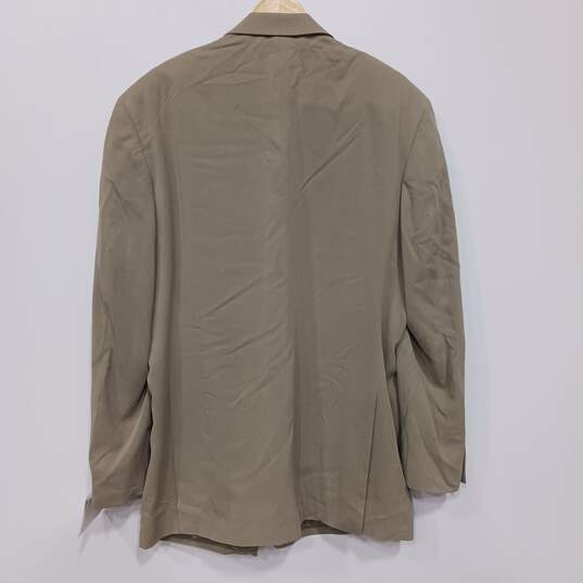 Alfani Tan Silk Sport Coat Men's Size 48L image number 2