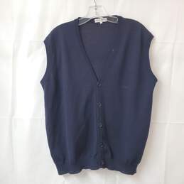 Giorgio Armani Sweater Vest Pure New Wool Size M