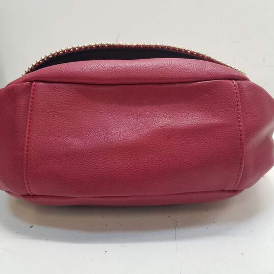 Neiman Marcus Studded Shoulder Bag Red image number 4