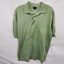 Burberry Golf Men's Green Cotton Polo Shirt Size M w/COA