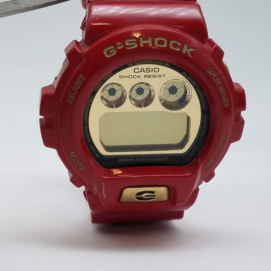 Casio G-Shock DW-6930A 48mm 30th Anniversary Limited Red/Gold Watch 68g image number 3