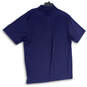 NWT Mens Blue Airflux Short Sleeve Spread Collar Polo Shirt Size X-Large image number 3