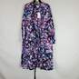 Yitty Women Purple Crystal Print Jacket M NWT image number 1