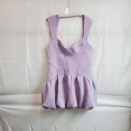Asos Design Lavender Sleeveless Babydoll Dress WM Size 14 NWT