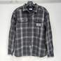 Columbia Men's Silver City Gray Plaid Flannel Shirt Jacket Size M image number 1