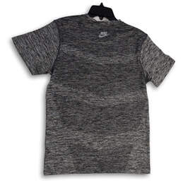 Womens Gray Space Dye Dri Fit Short Sleeve Activewear T-Shirt Size XL alternative image
