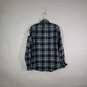 Mens Plaid Camden Fit Collared Long Sleeve Luxe Flannel Button-Up Shirt Size Medium image number 2