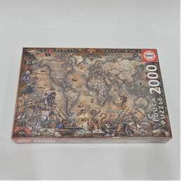 Sealed Educa Pirates Map 2000 pc. Jigsaw Puzzle