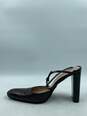 Authentic Gucci Burgundy Slingback Pumps W 7B image number 2