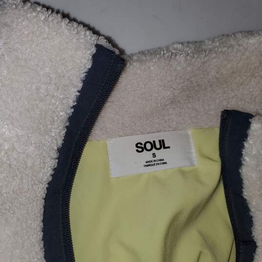 Soulcycle Full Zip Long Sleeve Fleece Jacket Size S image number 3