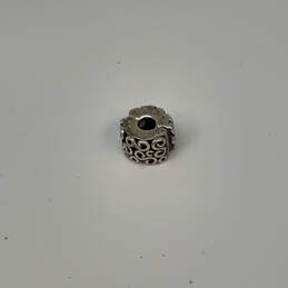 Designer Pandora S925 ALE Sterling Silver Swirl Clip Beaded Charm With Box