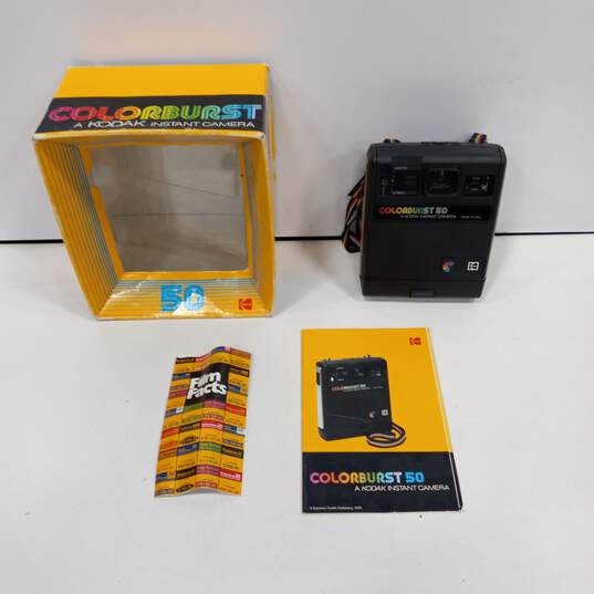 Kodak Colorburst 50 Instant Film Camera IOB image number 1
