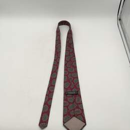 Christian Dior Mens Purple Paisley Adjustable Four In Hand Pointed Neck Tie alternative image