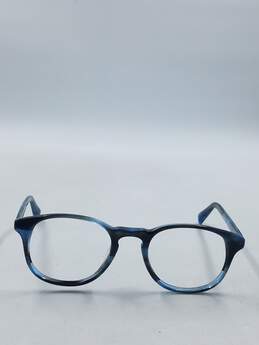 Warby Parker Marbled Blue Downing Eyeglasses alternative image