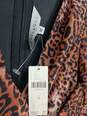 Women's Ranna Gill Leopard Print Cut Out Midi Dress Sz M NWT image number 3