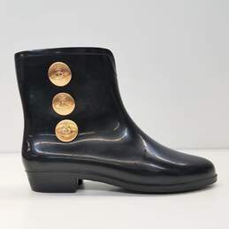 Melissa x Vivienne Westwood Rubber Rain Boots Black Size 8 alternative image