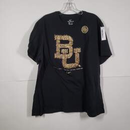 Mens Baylor Bears Crew Neck Short Sleeve Basketball Pullover T-Shirt Size XXL