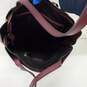 Nanette Lepore Burgundy Arriss Triple Section Shoulder Tote Bag Women Handbags image number 3