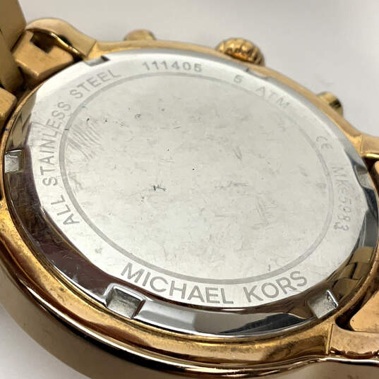 Designer Michael Kors MK-5983 Rhinestones Analog Dial Quartz Wristwatch image number 4