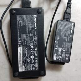 Lot of Two Lenovo Laptop Adapters