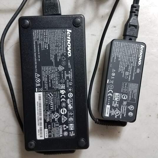 Lot of Two Lenovo Laptop Adapters image number 1