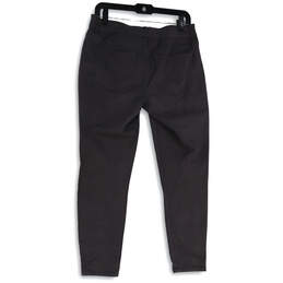 Womens Black Denim Dark Wash Pockets Stretch Skinny Leg Jeans Size M-S alternative image