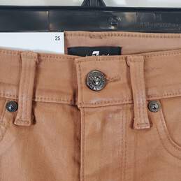 7 For All Mankind Women's Brown Skinny Jeans SZ 25 NWT alternative image
