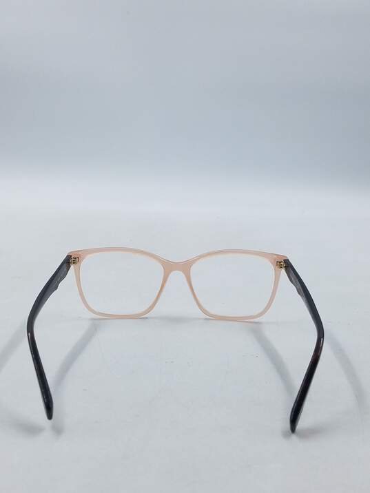 Tiffany & Co. Clear Pink Browline Eyeglasses image number 3