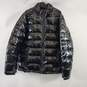Guess Women Shiny Black Puffer Jacket L image number 1