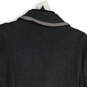 Womens Black Notch Lapel Long Sleeve Three Button Crew Blazer Size XL image number 3