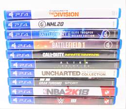 Lot Of 10 Sony Play Station 4 Games