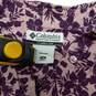 Columbia Floral Short Sleeve Button Down Top Women's Size XS image number 3