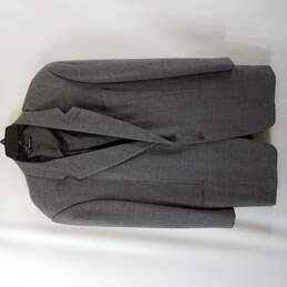 Giorgio Armani Men Grey Plaid Wool Suit Jacket  46