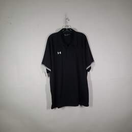 Mens Loose Fit Short Sleeve Collared Activewear Polo Shirt Size 3XL
