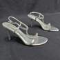 Lord & Taylor 719A Dazzle 93 Silver Metallic Heels Size 9M IOB image number 2