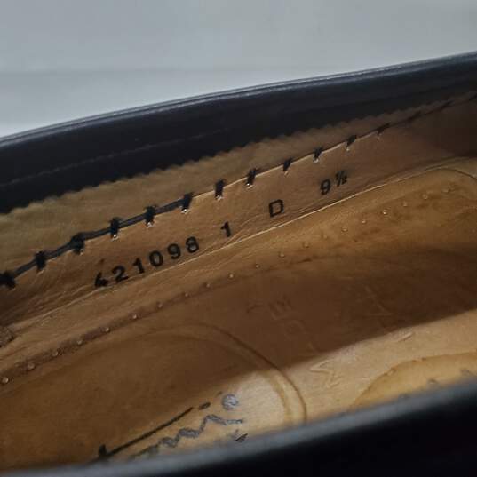 Santoni Men's Aspen Black Leather Loafers Size 9.5D image number 6