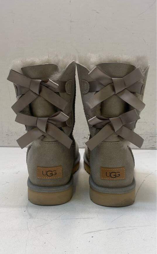 UGG Grey Shearling Boot Women 8 image number 4
