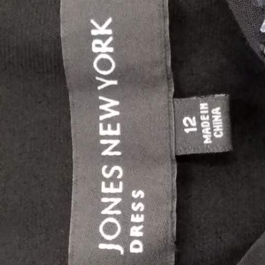 Jones New York Black Beaded Dress 12 image number 3