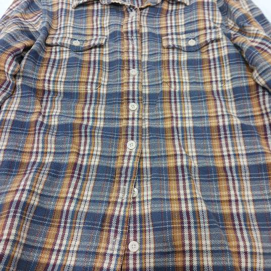 Women's Patagonia Plaid Button-Up Flannel Shirt Sz 10 image number 4