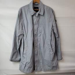 Armani Exchange Nylon Gray Full Zip Jacket Men's XL