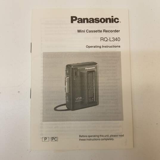 Panasonic RQ-L340 Mini Cassette Recorder image number 9