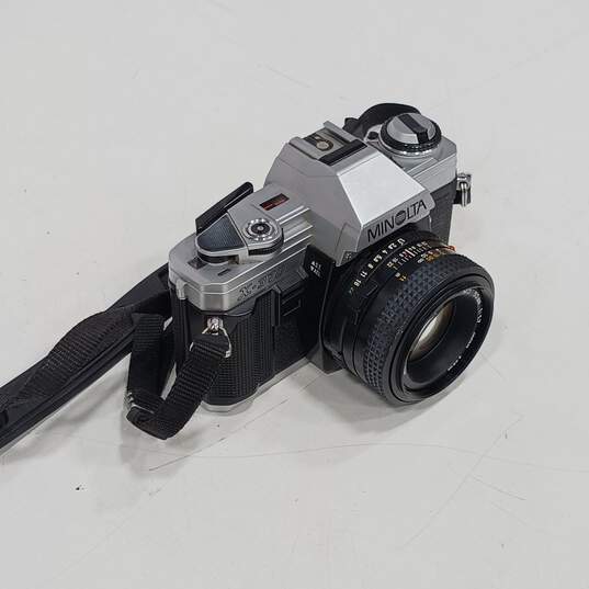 Minolta X-370 Film Camera & Lenses Lot image number 2