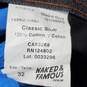 Naked & Famous Mens Dark Blue Weird Guy Denim Jeans Size 32 image number 5