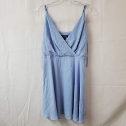 Express Pale Blue Sleeveless Mini Dress Size M