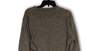 Mens Tan V-Neck Long Sleeve Tight-Knit Pullover Sweater Size Medium image number 4