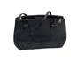 Crossgrain Leather Turnlock Carryall Navy/Gold image number 2