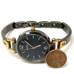 Designer Fossil ES3111 Stainless Steel Black Round Dial Analog Wristwatch alternative image
