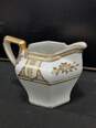 Vintage Noritake Gold And White Tea Set (Tea Pot, Cream, And Sugar) image number 7