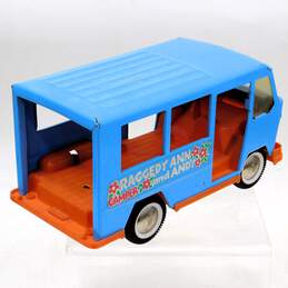Vintage Buddy L Pressed Steel Raggedy Ann & Andy Camper Toy Van Truck