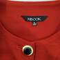 Misook Red Button Front Cardigan Jacket Size M image number 3